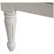 Caroline Cerused White 3 Drawer Nightstand