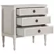 Caroline Cerused White Panel Bedroom Set