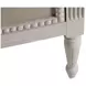 Caroline Cerused White 3 Drawer Nightstand