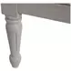 Caroline Cerused White 3 Drawer Nightstand