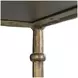 Reese Cerused Forest Black and Dark Antique Brass 2 Drawer Nightstand