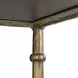 Reese Cerused Forest Black and Dark Antique Brass 2 Drawer Nightstand