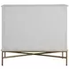 Riggs Stained Gold and Distressed Antique White 3 Drawer Chest
