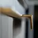 Riggs Sesame Black and Stained Gold 2 Drawer Nightstand