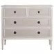 Caroline Cerused White Panel Bedroom Set