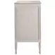Caroline Cerused White and Brown 4 Drawer Chest