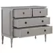 Caroline Cerused White Panel Bedroom Set