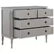 Caroline Cerused White Panel Bedroom Set