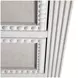 Caroline Cerused White and Brown 4 Drawer Chest