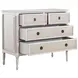 Caroline Cerused White Panel Bedroom Set