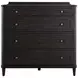 Glenwood Cerused Brown and Agros White 4 Drawer Chest