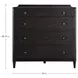 Glenwood Cerused Brown and Agros White 4 Drawer Chest