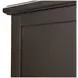Riggs Sesame Black and Stained Brass 3 Drawer Chest