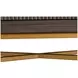 Riggs Sesame Black and Stained Brass 3 Drawer Chest