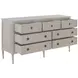 Caroline Cerused White Panel Bedroom Set