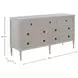 Caroline Cerused White 7 Drawer Dresser