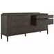 Glenwood Cerused Brown 6 Drawer Dresser