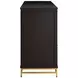 Riggs Stained Gold and Sesame Black 6 Drawer Dresser