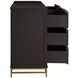 Riggs Stained Gold and Sesame Black 6 Drawer Dresser
