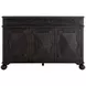 Ezekiel Cerused Forest Black 3 Door Sideboard