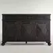 Ezekiel Cerused Forest Black 3 Door Sideboard