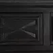 Ezekiel Cerused Forest Black 3 Door Sideboard