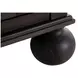 Ezekiel Cerused Forest Black 3 Door Sideboard