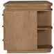Elsa Blonde Natural 64" Executive Desk