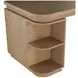 Elsa Blonde Natural 64" Executive Desk