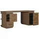 Elsa Blonde Natural 64" Executive Desk
