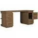 Elsa Blonde Natural 64" Executive Desk