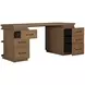Elsa Blonde Natural 64" Executive Desk