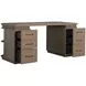 Elsa Blonde Natural 64" Executive Desk