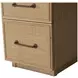 Elsa Blonde Natural 64" Executive Desk