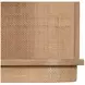 Elsa Blonde Natural 64" Executive Desk