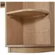 Elsa Blonde Natural 64" Executive Desk