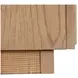 Elsa Blonde Natural 64" Executive Desk
