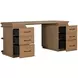 Elsa Blonde Natural 64" Executive Desk