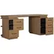 Elsa Blonde Natural 64" Executive Desk