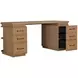 Elsa Blonde Natural 64" Executive Desk