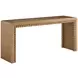 Sirius Satin Oak Rectangular Console Table