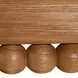 Sirius Satin Oak Rectangular Console Table