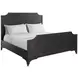 Alexandra Cerused Forest Black King Panel Bed