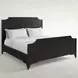 Alexandra Cerused Forest Black King Panel Bed