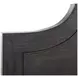 Alexandra Cerused Forest Black King Panel Bed