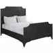 Alexandra Cerused Forest Black Queen Panel Bed