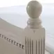 Caroline Cerused White Queen Panel Bed