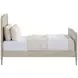 Caroline Cerused White Twin Panel Bed