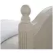 Caroline Cerused White Twin Panel Bed