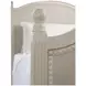 Caroline Cerused White Twin Panel Bed